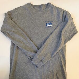 Southern Tide Gray Long Sleeve Shirt